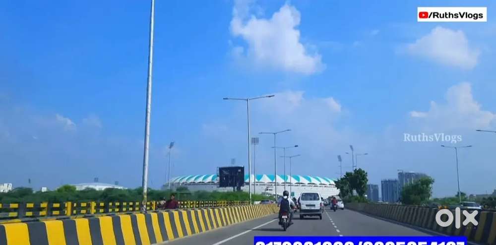 इकाना स्टेडियम के नजदीक आवासीय प्लॉट बैंक लोन नगर निगम