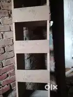 Wooden counter and rack and board for new condition