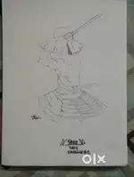Samurai painting