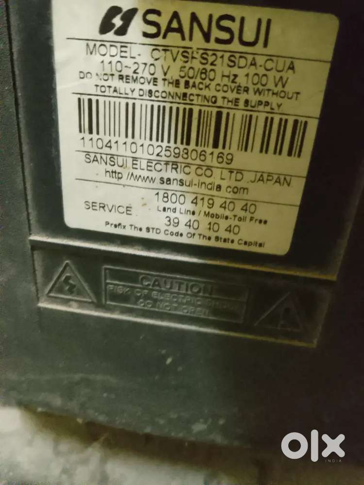 TV SANSUI MODEL- CTVSFS21SDA