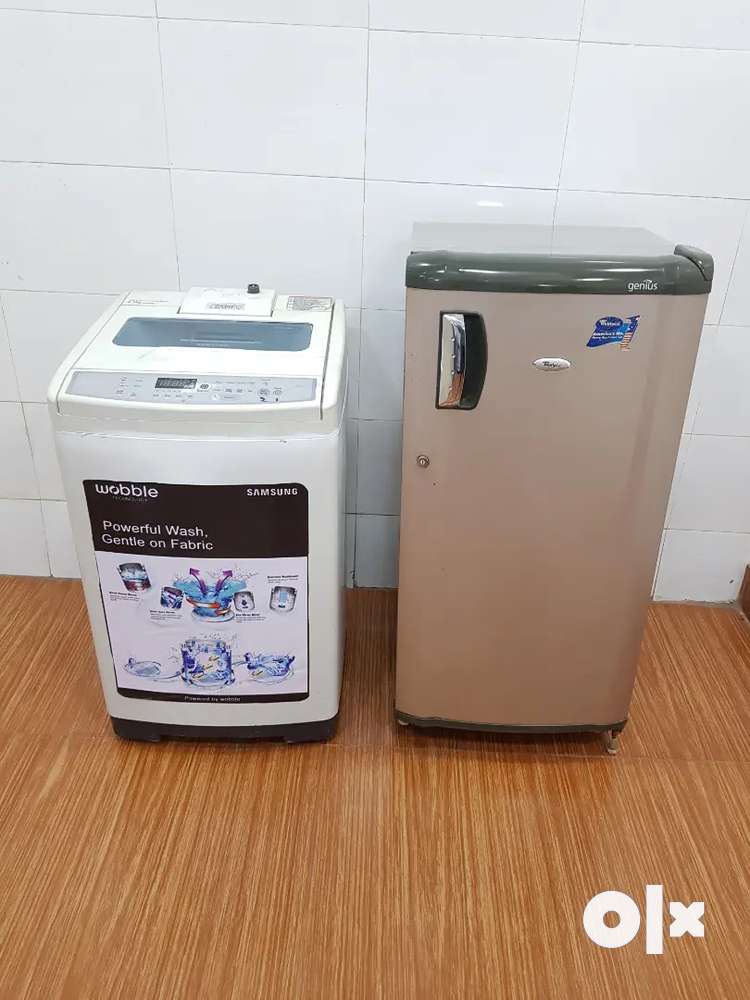#_# Samsung 6.2kg washing machine & Whirlpool 180ltr refrigerator!!