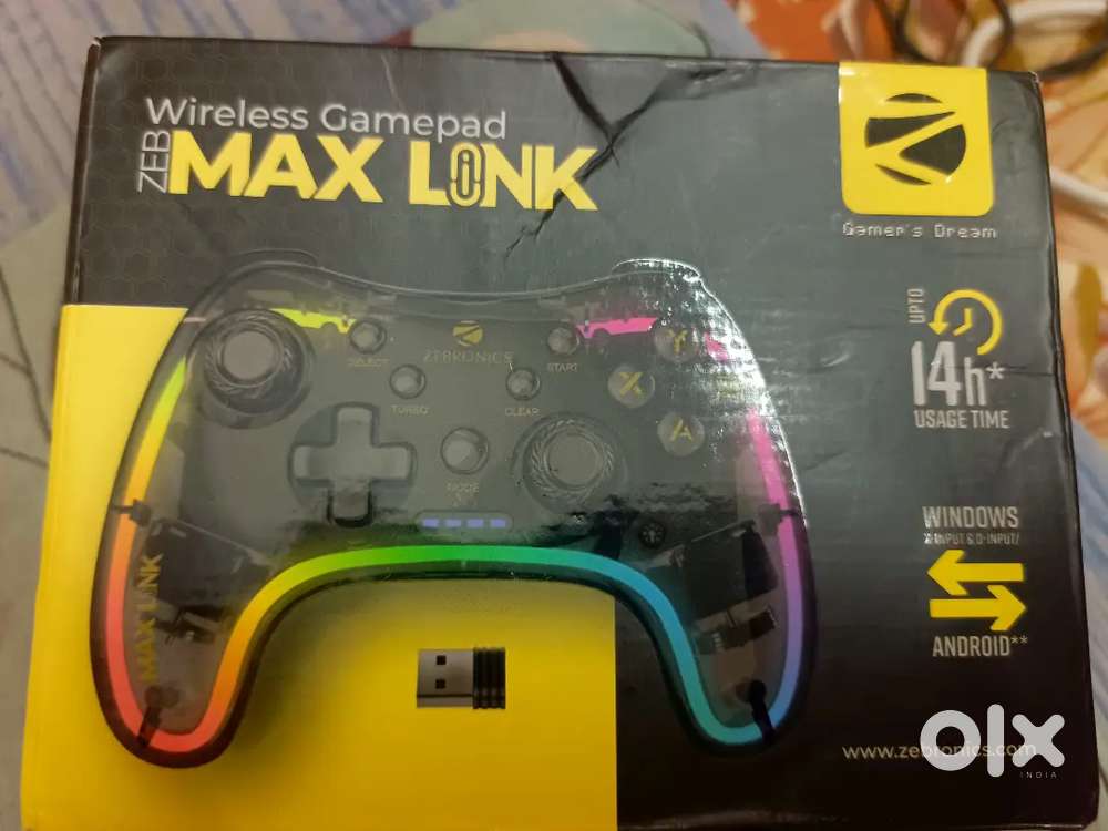 Ps5 and ps4 console and mobile support zeb max link controler