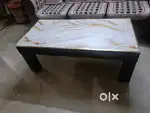 Centre table (Wooden with glass top)