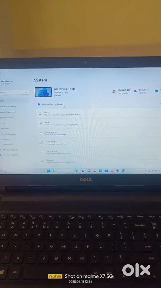 Dell Inspiron 15-3565 AMD A8 7th Gen Laptop for sale