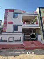 East facing 1500 sft duplex villa in main road Near orr 80loan 63lakh