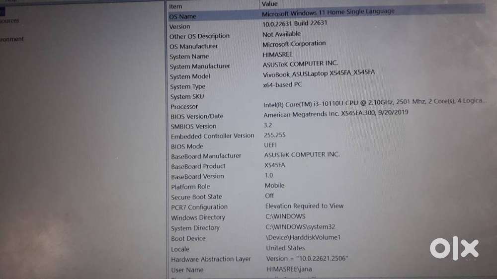 Laptop for sale