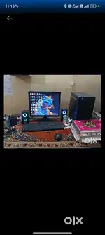 i3 Computer with keyboard mouse speakers