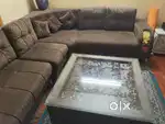 Sofa set with centre table