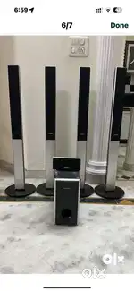 Tower standing Speakers 5+1 and samsung hometheater without DVD player