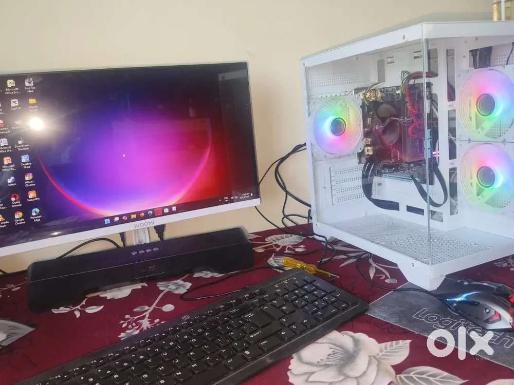 Intel i5 6th Gen RGB Gaming + Editing PC (Excellent Condition)