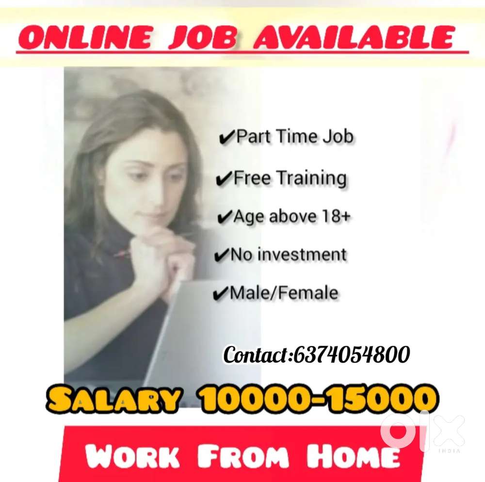 Work from home,part time or full time