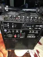 Benzer Portable Public Address System with battery back up plus 2 mics