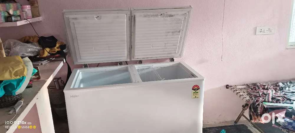 Hair chest freezer double door