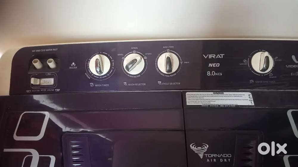 Good condition semi automatic washing machine