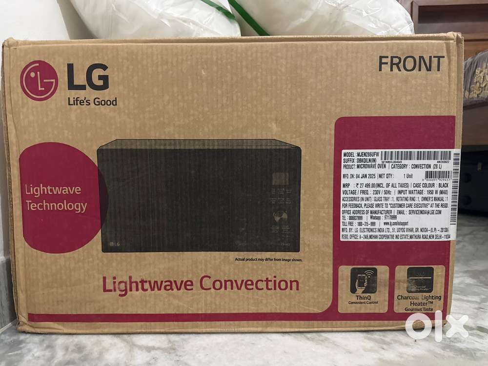 Oven lg 28L new unbox