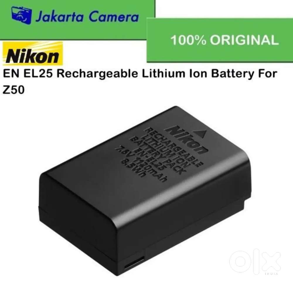 Ad title* Nikon z50 Model:- EN-EL25

36/70