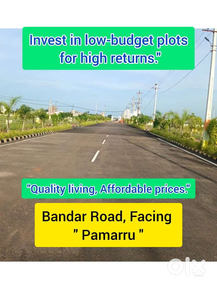High Appreciation Plots Available, Machilapatnam Road Facing Project.