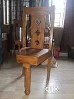 4 no Space Economic Dining Chair TeakWood Polished Loknath Baba styled