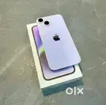 Selling my 4 months old I phone 14 in prple colour/.Need urgent money