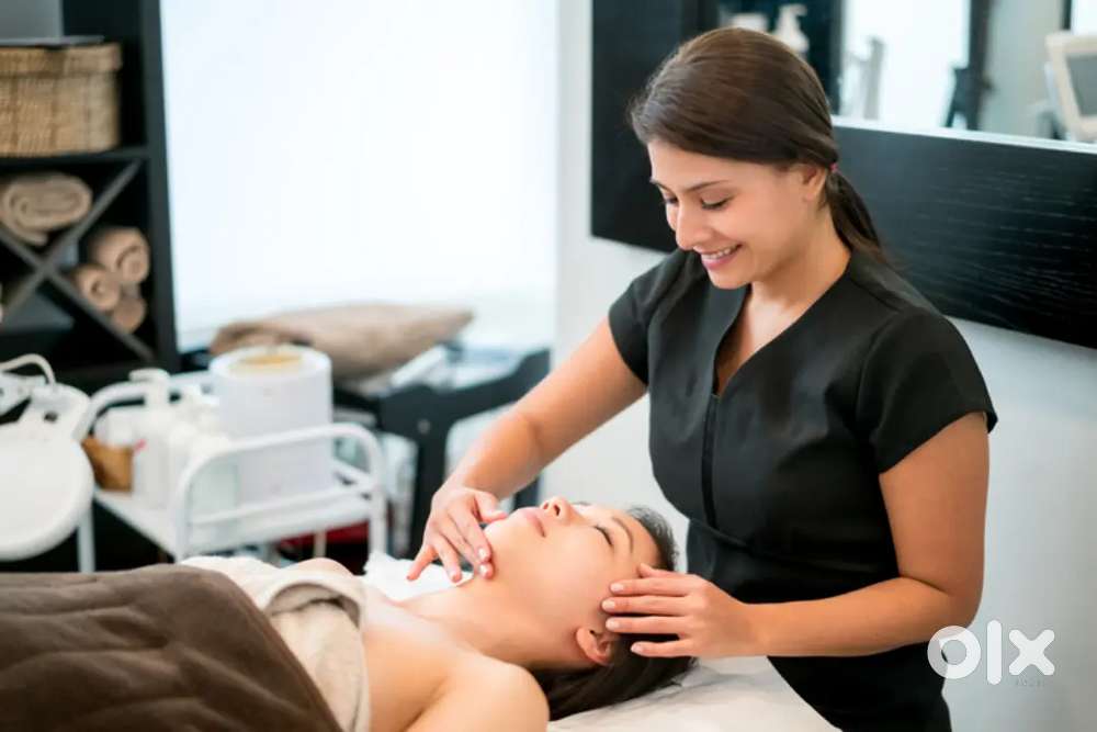 Female massage therapist