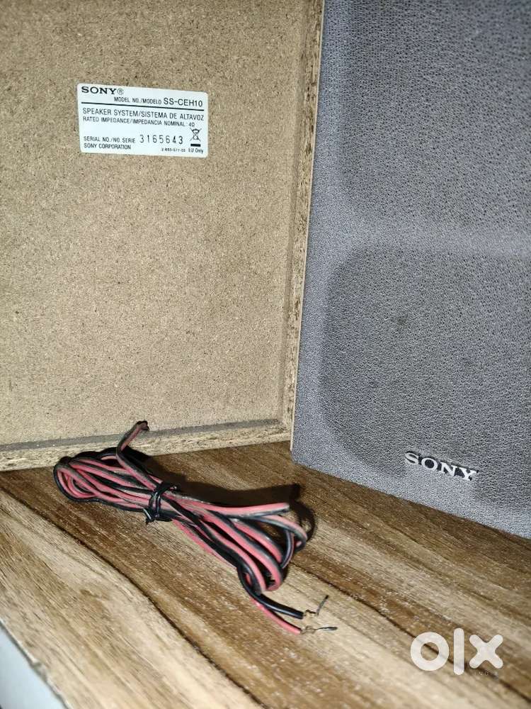 Sony Speakers with Turbo DL-715 Amplifier
