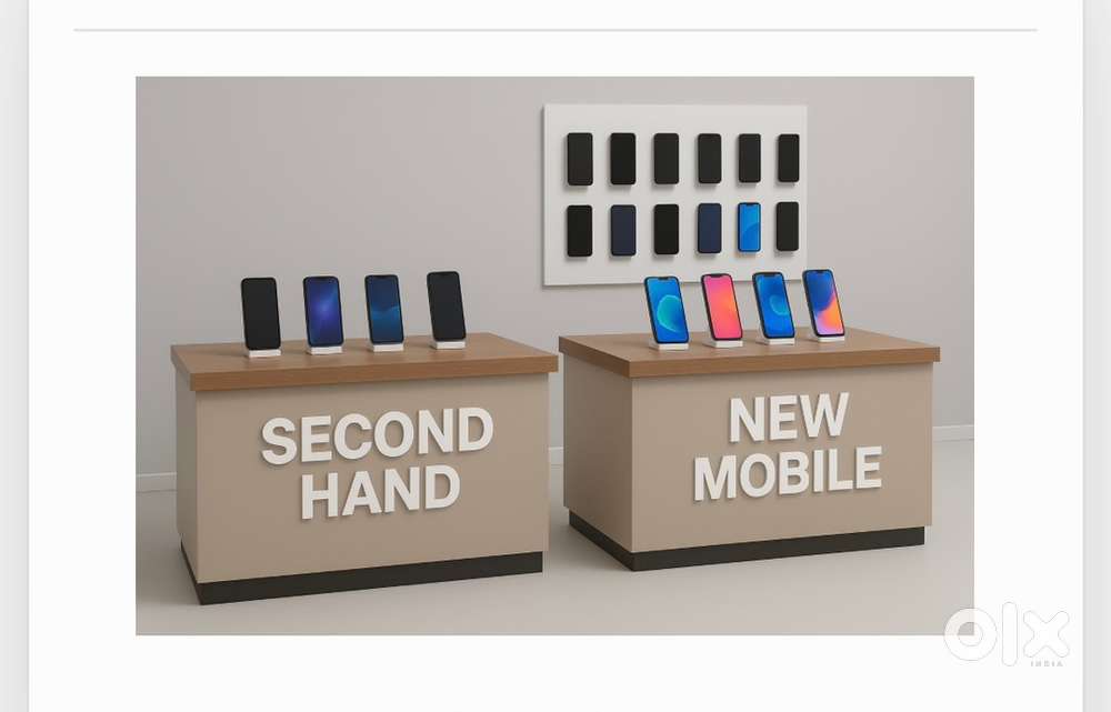 New and second hand mobile selling counter available
