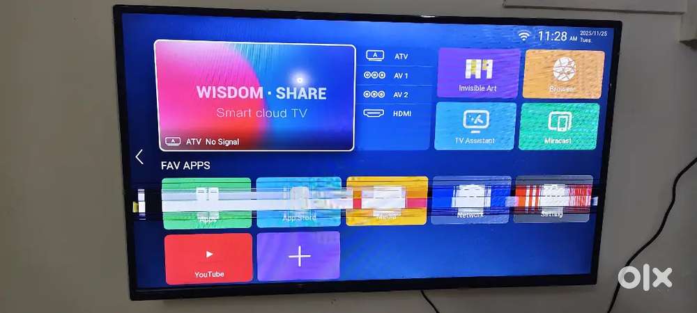 Urgent sale my TV wisdom share smart cloud tv