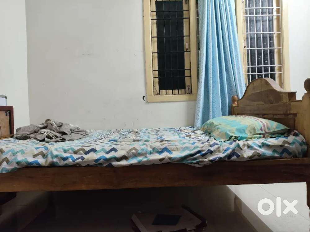 Bed with mattress ...