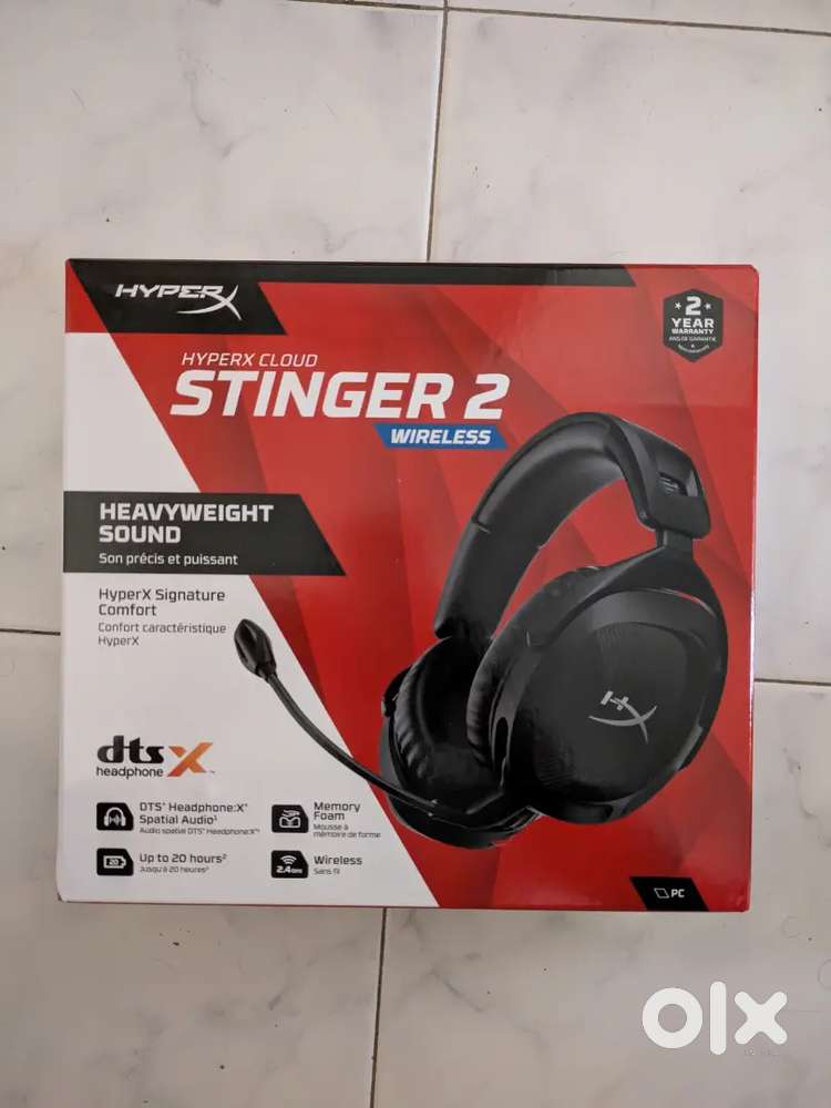 Newly Unused HyperX cloud Stringer 2 Wireless Over Ear Gaming Headset