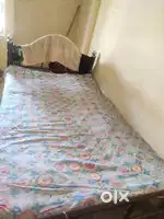 Queen size steel bed