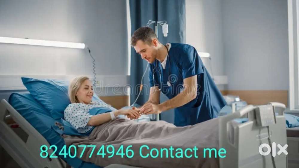 WARD Boy ka kaam hai 12 hrs ka duty 400rs aur 24 hrs ka duty 800