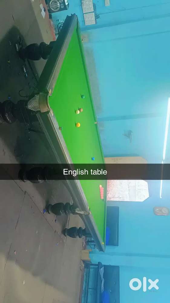 Snooker table's
