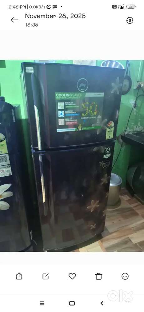 Double door fridge... Good working condition..