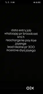 data entry work