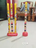 Plastic cricket stump Doraemon edition