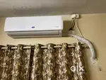 Carrier AC/ Whirpoll 6.5 kg Washing machine/21inch TV/2 cotton mattres