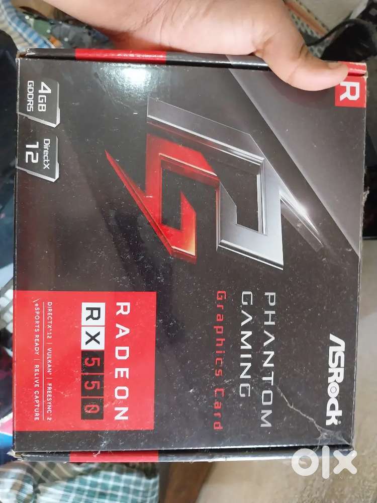 AS Rock graphics card RX 550 4GB