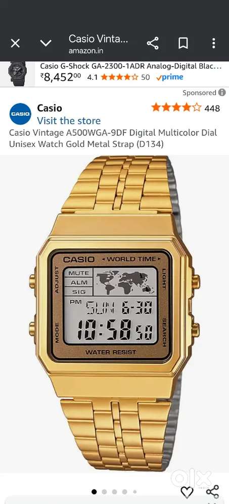 Casio Gold original watch