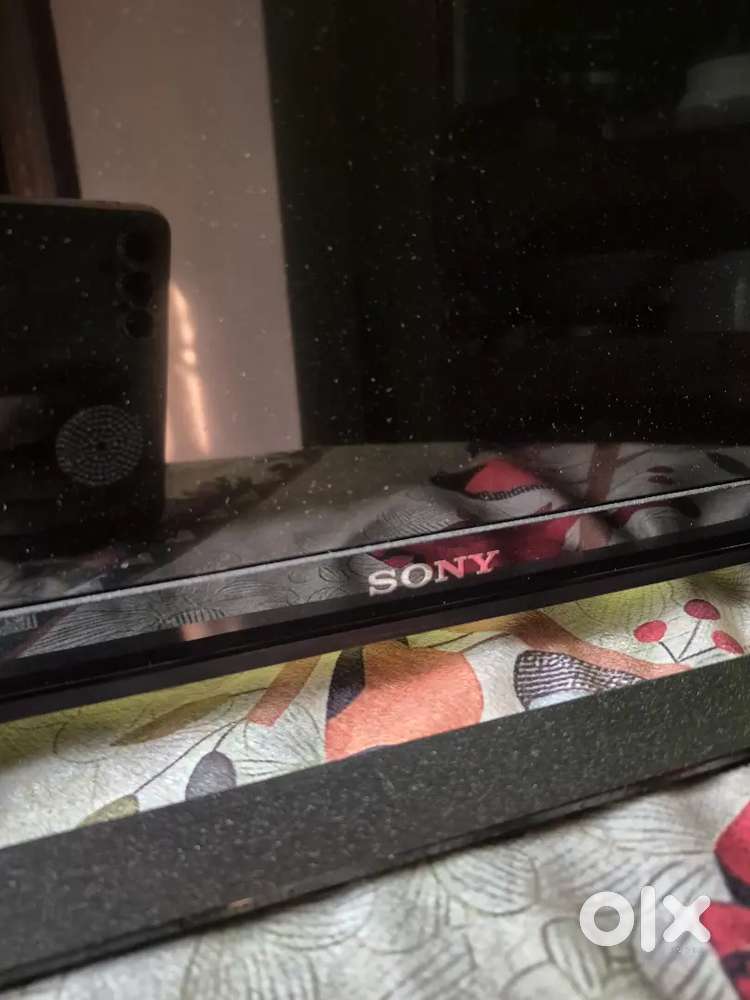 A SONY HD television set of 43 inches.