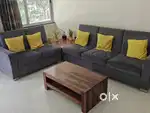 3+2 seater sofa with center table