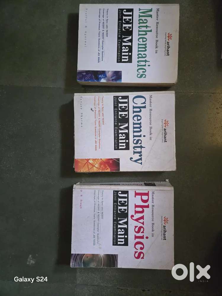 JEE Main Mathematics, Physics & Chemistry
