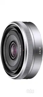SONY SEL16F28 Wide-angle Prime Lens (Silver, 50 mm)