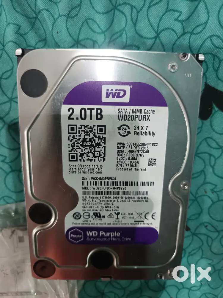 WD SATA 2 TB Surveillance