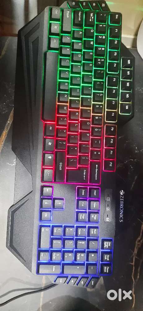 Zebronics Zeb Optimus RGB Gaming Keyboard + Mouse Combo – Wired