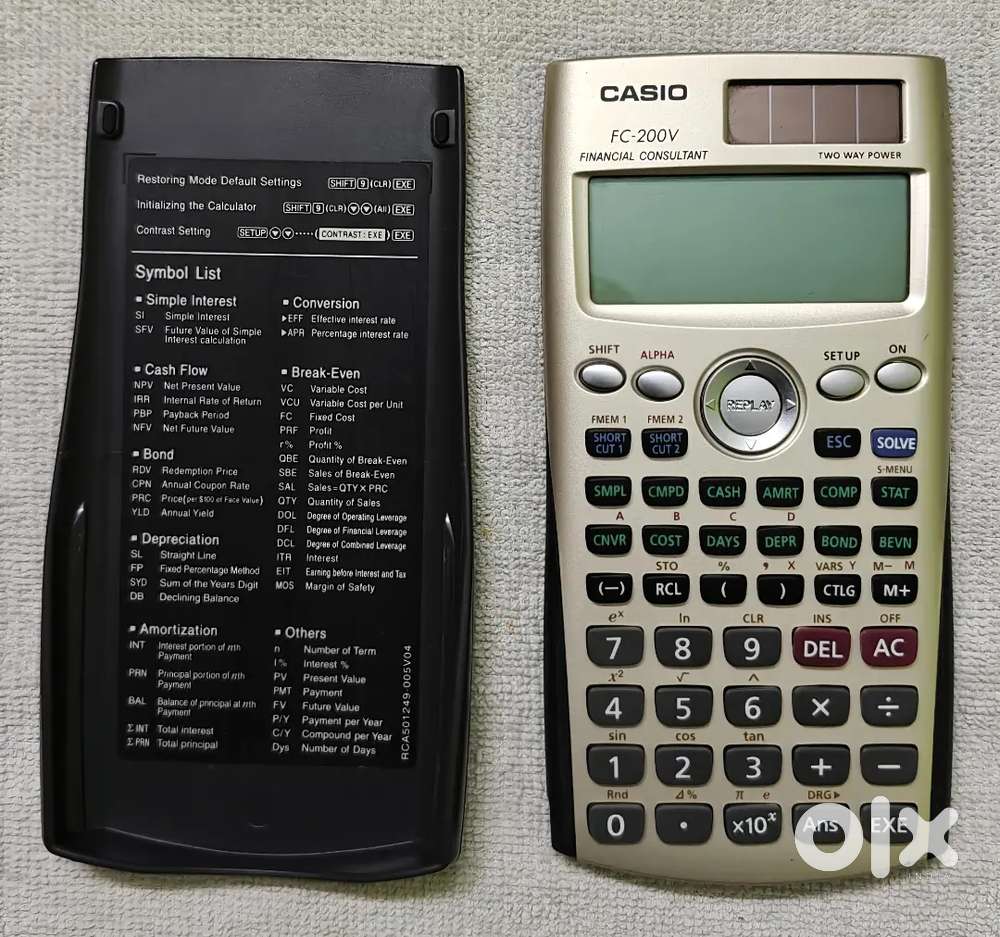 CASIO FC-200V FINANCIAL CONSULTANT (calculator)