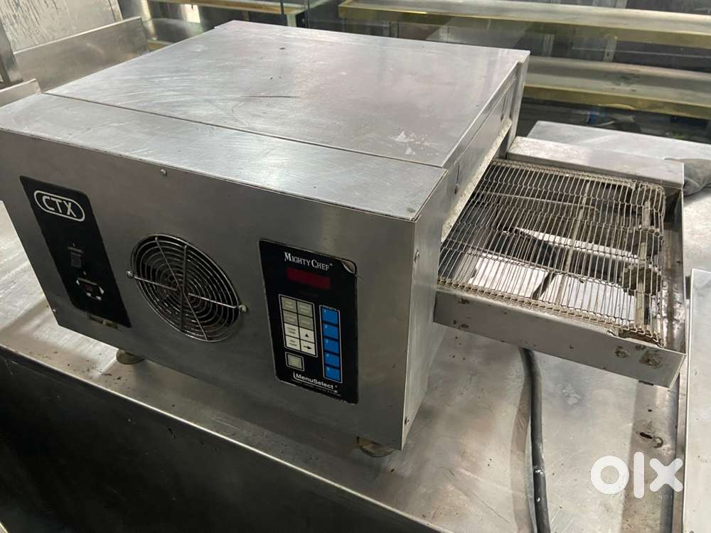 Second hand conveyor belt pizza oven available