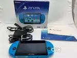 SONY PlayStation PS Vita PCH-2000 Aqua Blue Wi-Fi Used