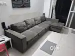 L-Shape 2 years old wakefit sofa for sale.Original price: 55K..