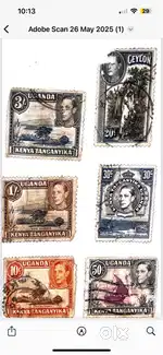 ANTIQUE STAMPS - TRINIDAD, ADEN, GUIANA, CEYLON
