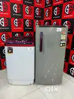 Id.113Onida 6.5kg fully automatic w/m &Lg 190ltrs single door fridge
